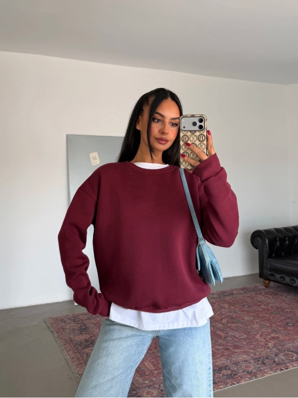 Sweatshirt Oversize 100% Coton