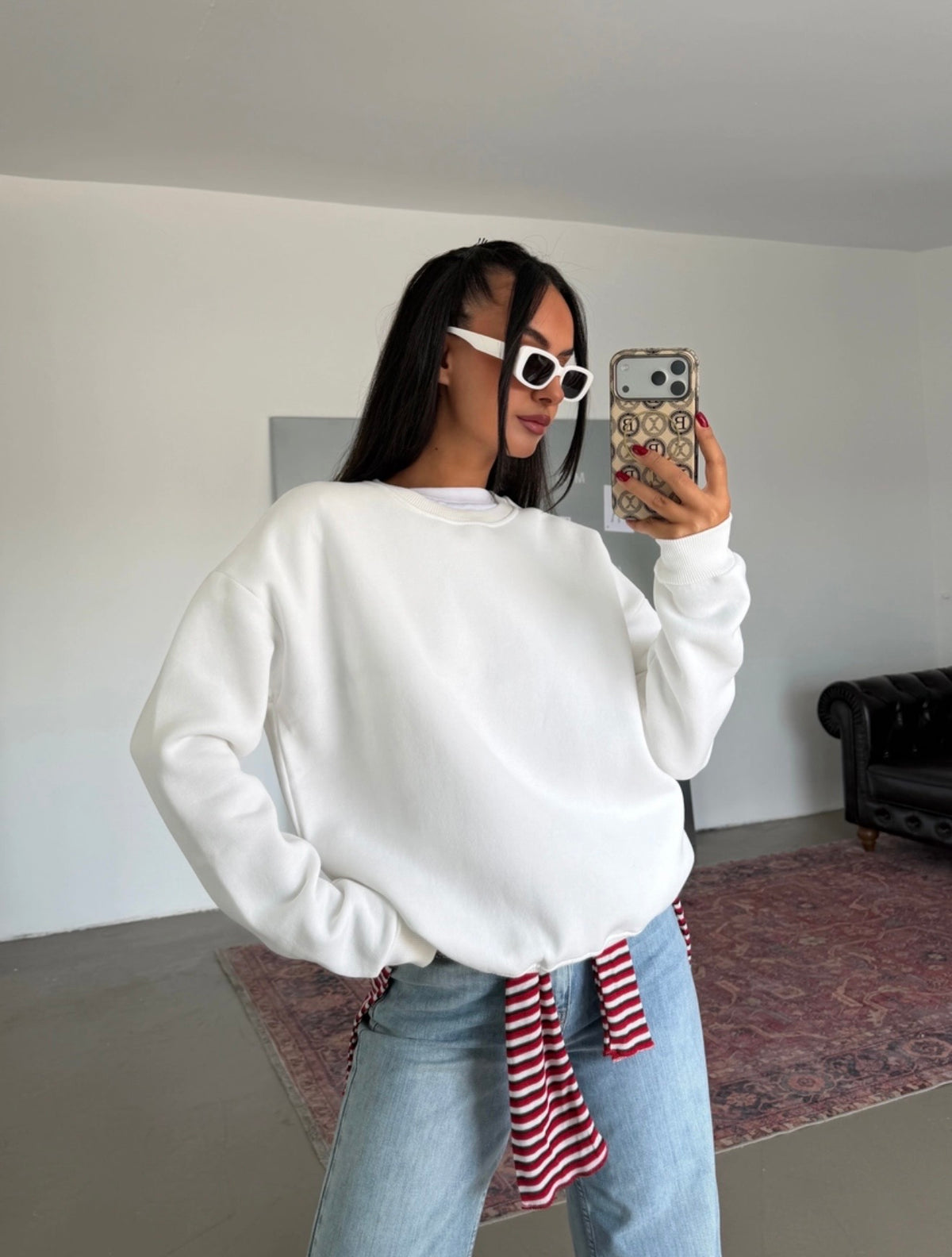 Sweatshirt Oversize 100% Coton