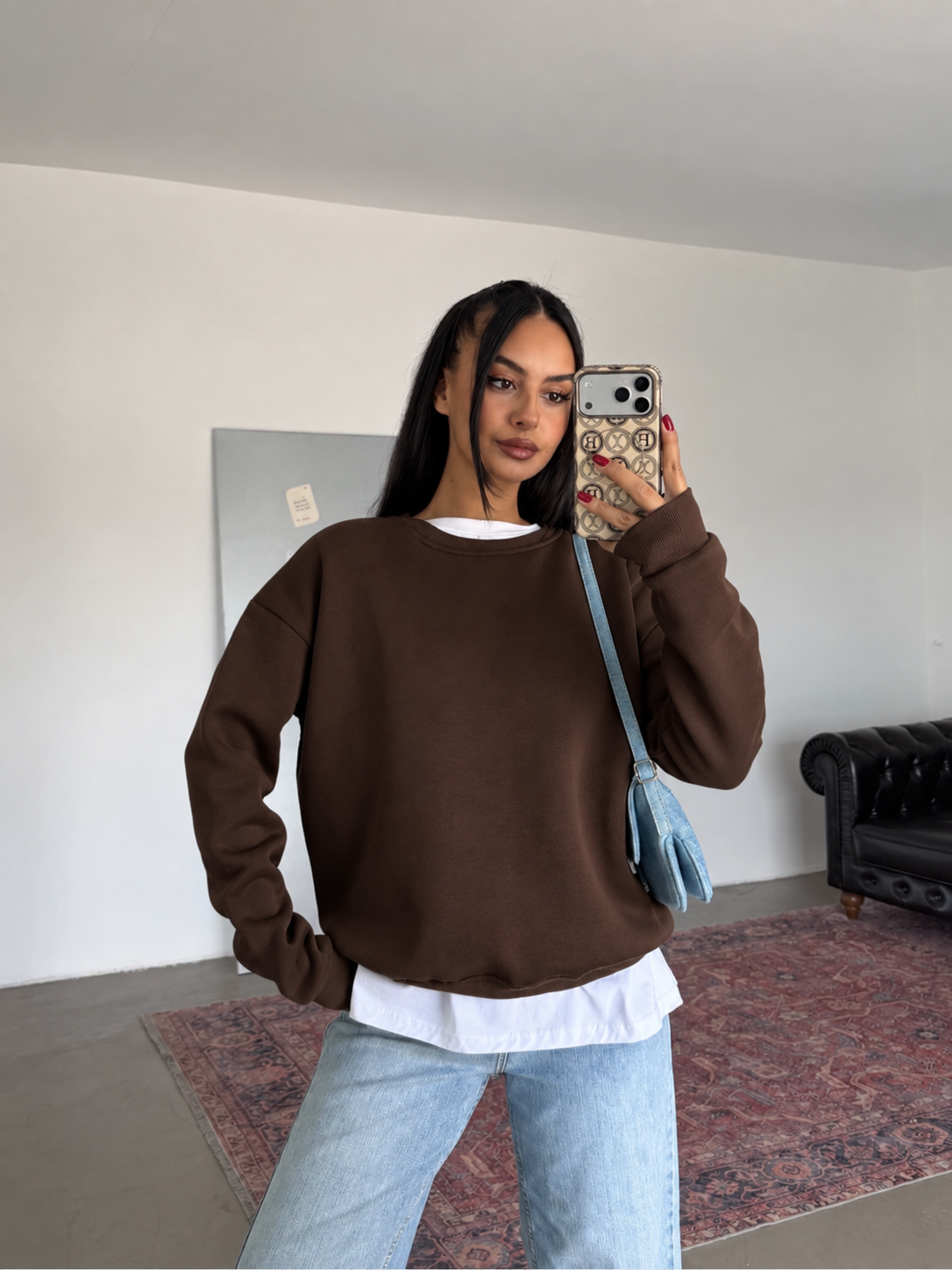 Sweatshirt Oversize 100% Coton