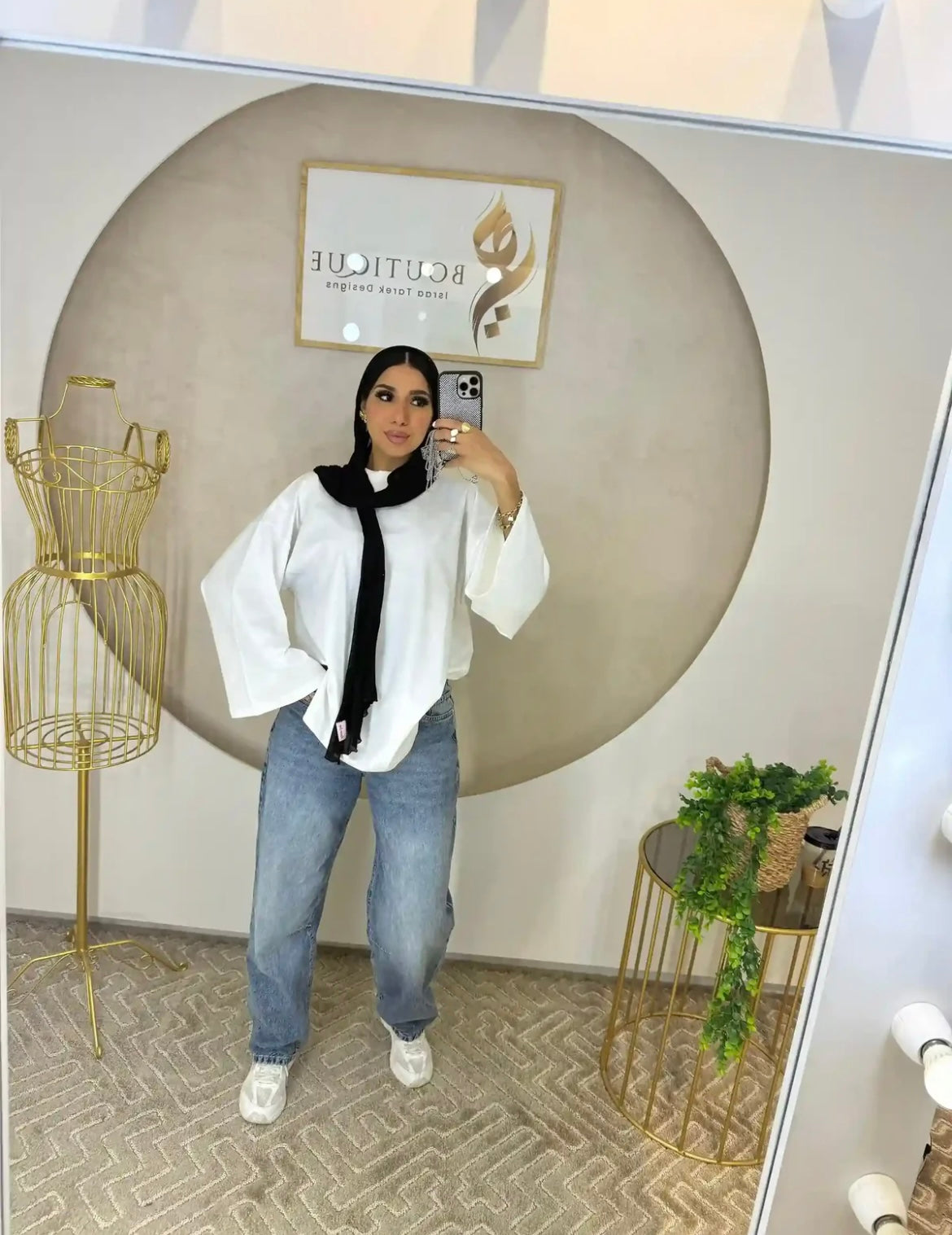 T-shirt manche longue 100% Coton