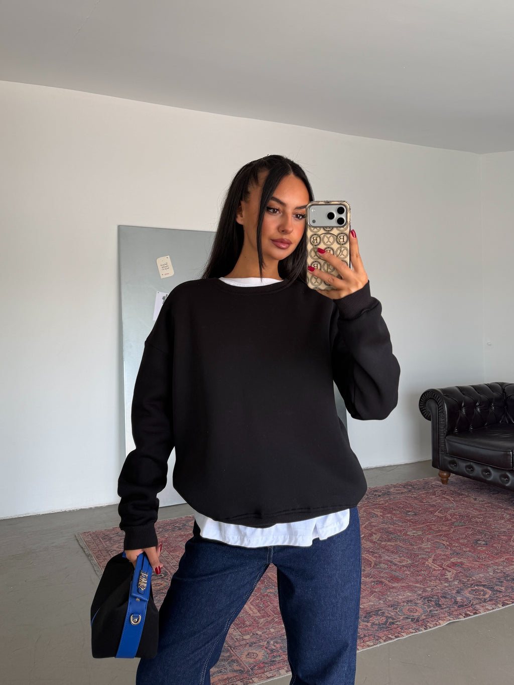 Sweatshirt Oversize 100% Coton