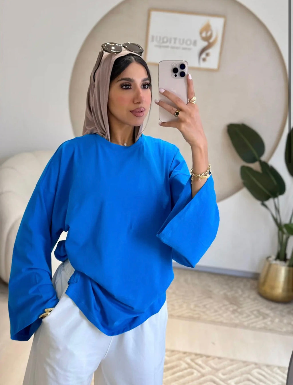 T-shirt manche longue 100% Coton