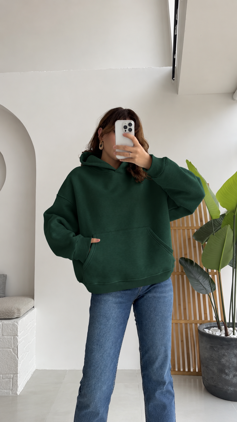 Hoodie Oversize 100% Coton