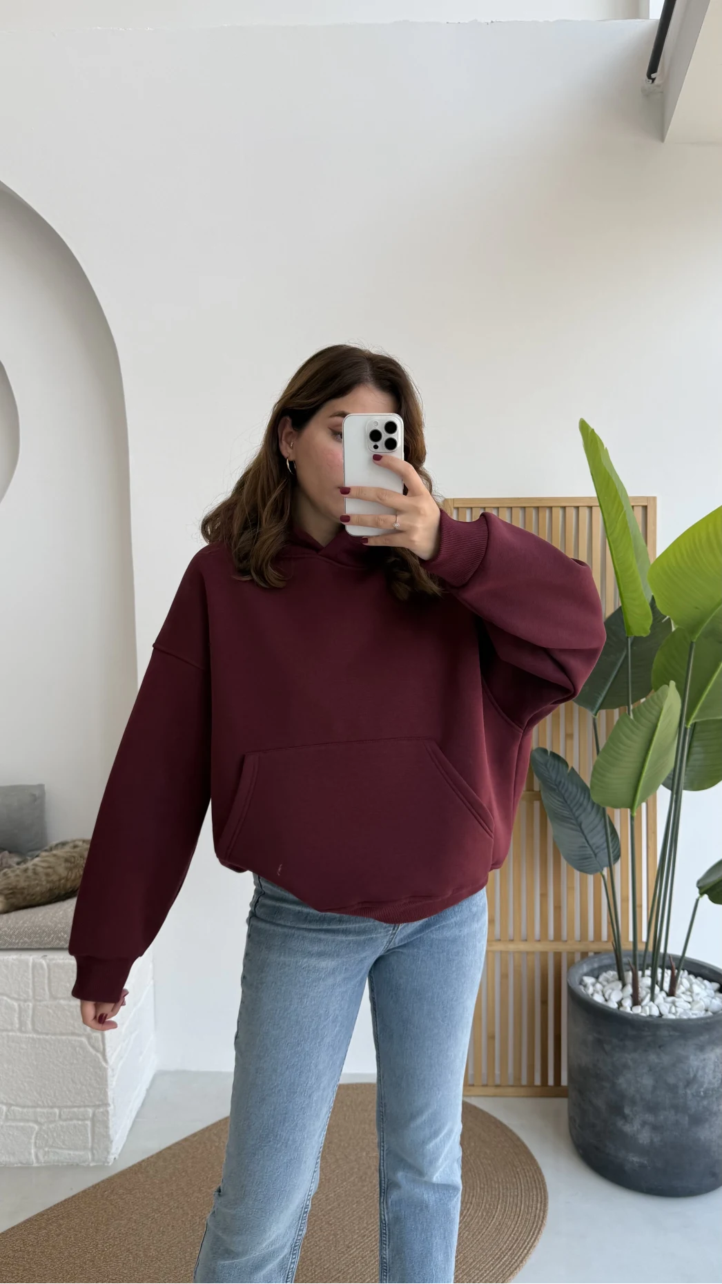 Hoodie Oversize 100% Coton