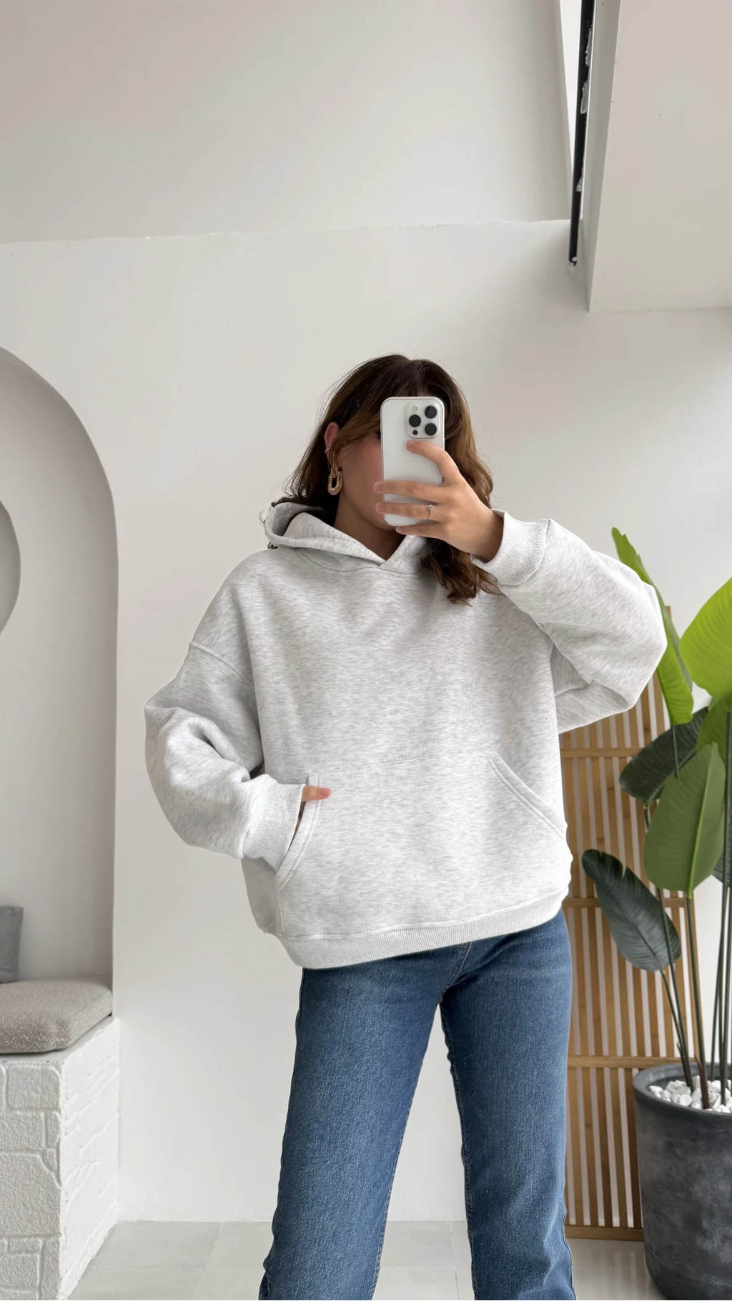 Hoodie Oversize 100% Coton